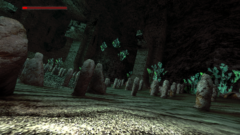 Idols of Ash screenshot showing the game's dark vertical environment