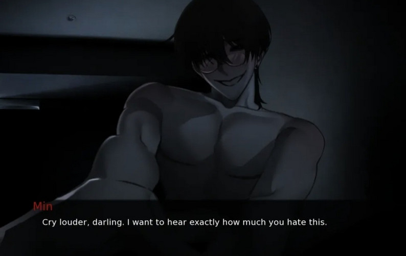 SURVIVE MIN screenshot focused on the game's unsettling room atmosphere.